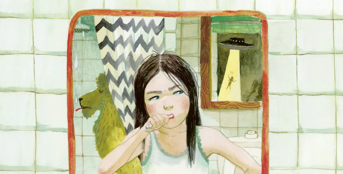 belleville.eu 2026 © Illustration de Mariachiara Di Giorgio, pour l’édition italienne de Victoria rêve de Timothée de Fombelle (Victoria sogna, Terre di mezzo Editore, 2017).